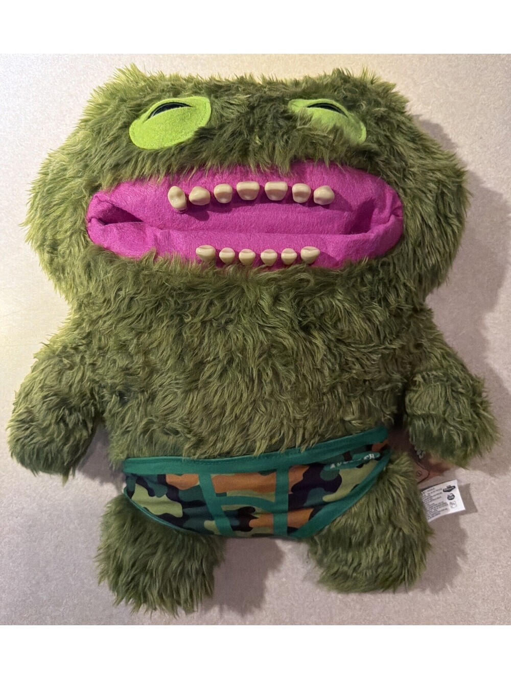 Green Monster Chuckles FUGGLER W/Underware New With Tags